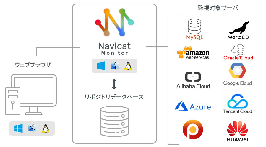 Navicat 画面イメージ